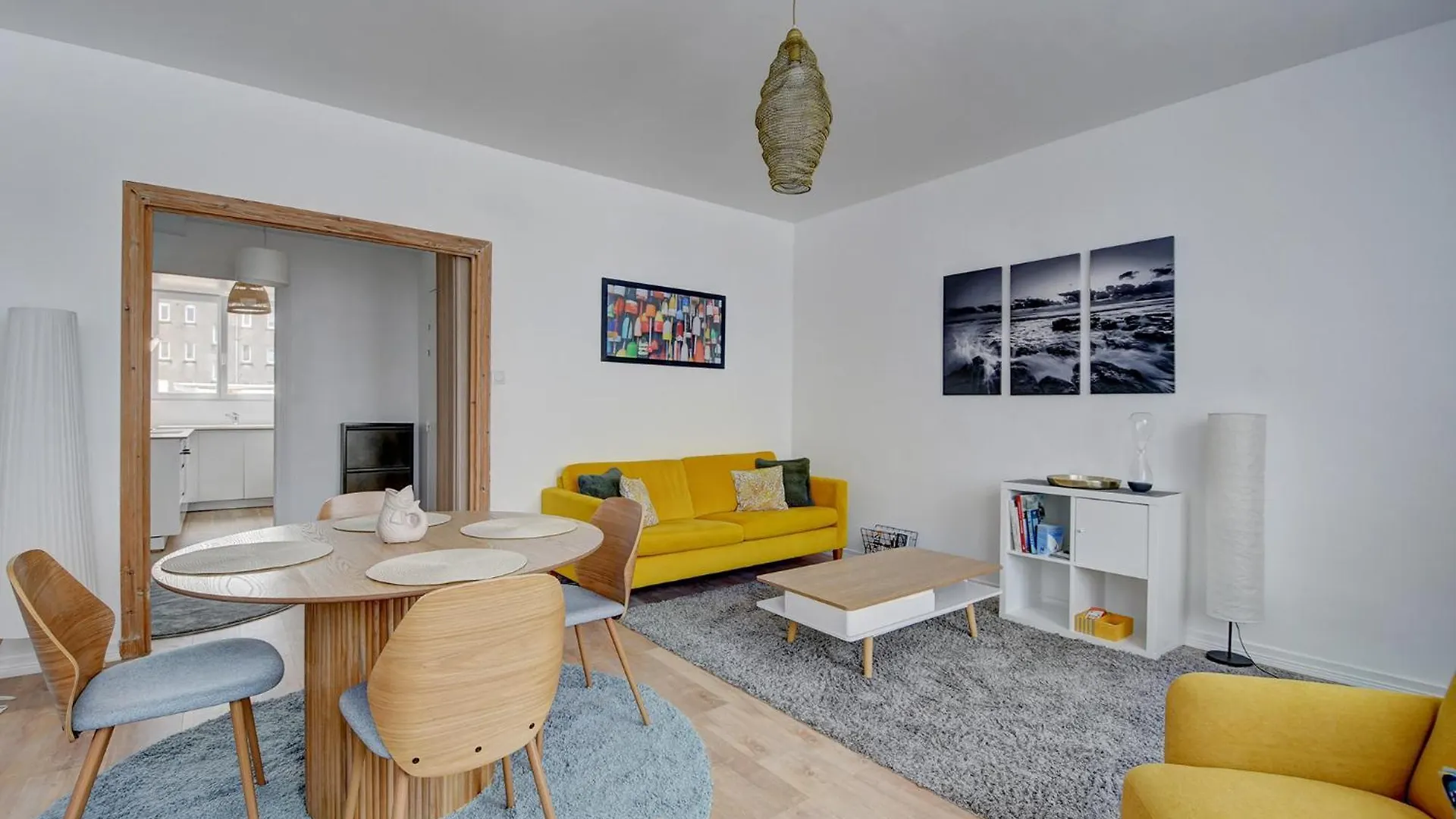 Апартаменты La Traversee Brestoise - Appartement Tout Confort Avec Parking Privatif Au Centre-Ville